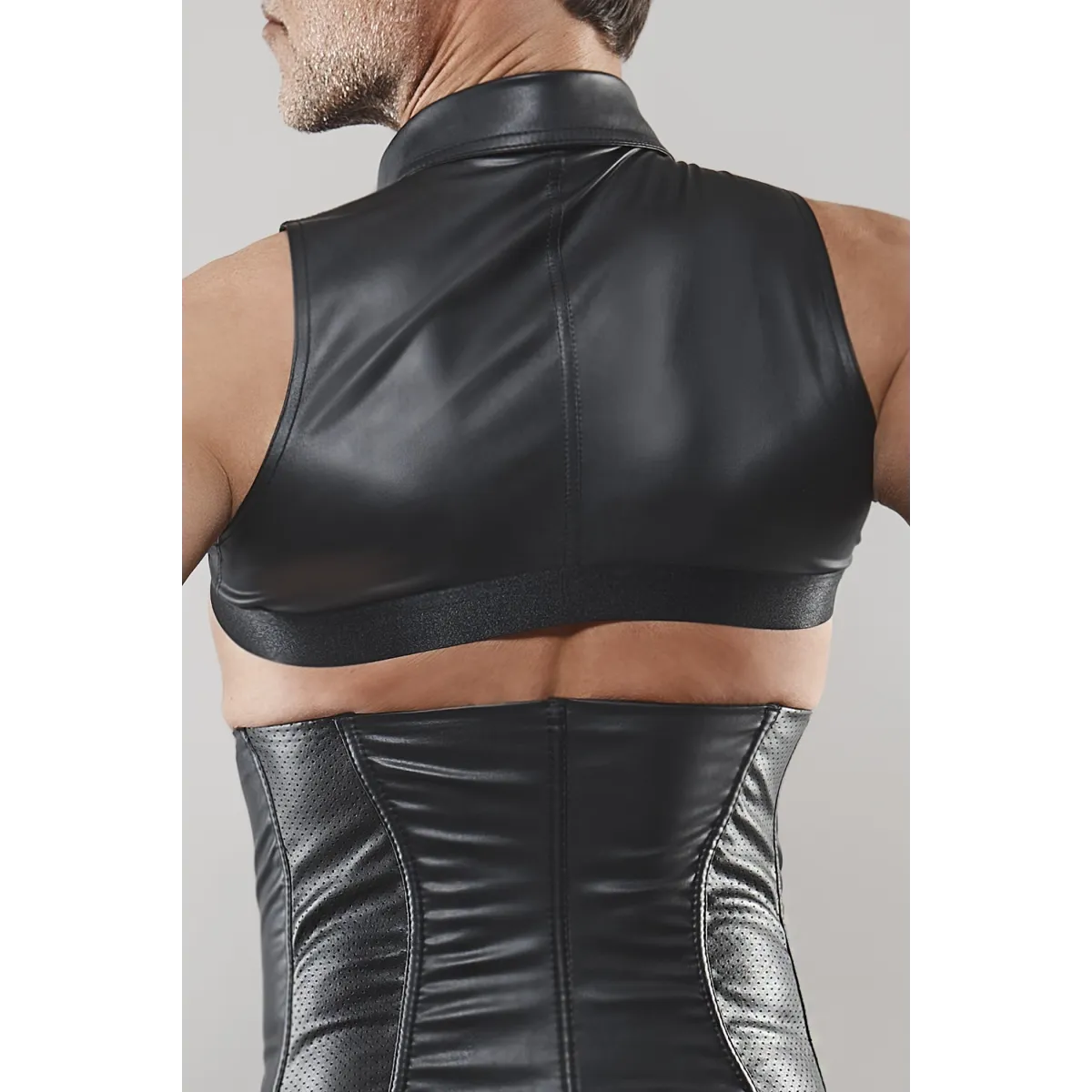 Extra kurzes Shirt BOAlvaro001 schwarz von RFP Bad Officer | Fesselliebe.de