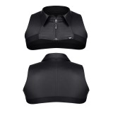 Extra kurzes Shirt BOAlvaro001 schwarz von RFP Bad Officer | Fesselliebe.de