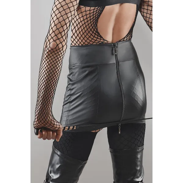 Kurzer Rock BOJorge001 schwarz von RFP Bad Officer | Fesselliebe.de