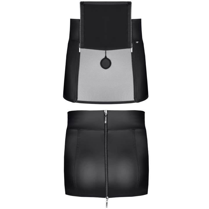 Kurzer Rock BOJorge001 schwarz von RFP Bad Officer | Fesselliebe.de