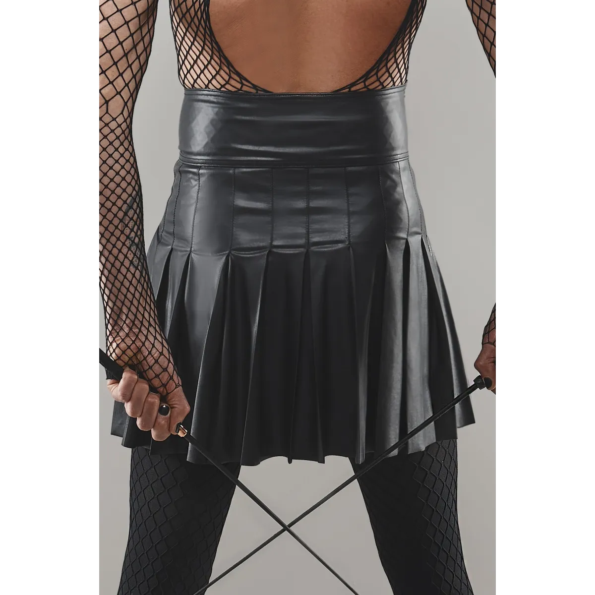 Halblanger Rock BOJavier001 schwarz von RFP Bad Officer | Fesselliebe.de