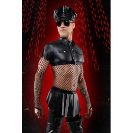 Kurzer Rock BOJulian001 schwarz von RFP Bad Officer | Fesselliebe.de
