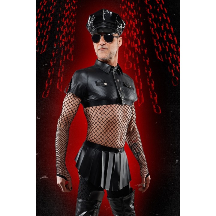 Kurzer Rock BOJulian001 schwarz von RFP Bad Officer | Fesselliebe.de