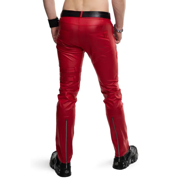 Lange Herren Hose RMTommaso002 rot von Regnes Fetish PLanet | Fesselliebe.de