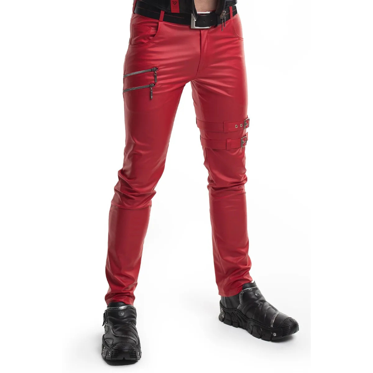 Lange Herren Hose RMTommaso002 rot von Regnes Fetish PLanet | Fesselliebe.de