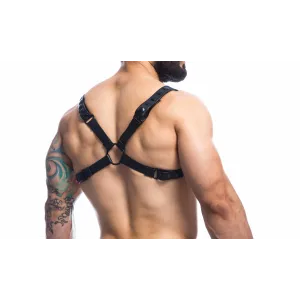 Schwarzer Brust-Harness 01 von Cut4Men