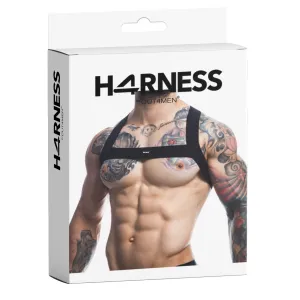 Schwarzer Brust-Harness 02 by Cut4Men
