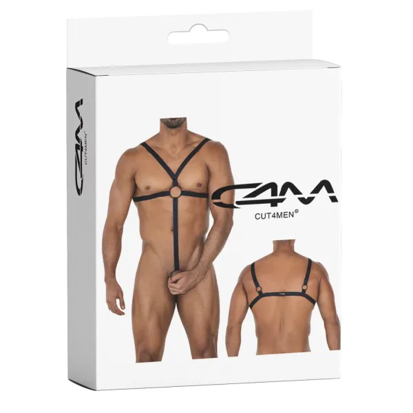 Schwarzer Body-Harness 04 by Cut4Men | Fesselliebe.de