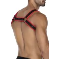 Schwarz/roter Brust-Harness 05 von Cut4Men