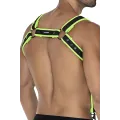 Schwarz/grüner Brust-Harness 05 von Cut4Men