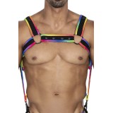 Mehrfarbiger Brust-Harness 05 von Cut4Men | Fesselliebe.de