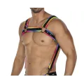 Mehrfarbiger Brust-Harness 05 von Cut4Men