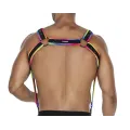 Mehrfarbiger Brust-Harness 05 von Cut4Men