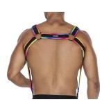 Mehrfarbiger Brust-Harness 05 von Cut4Men | Fesselliebe.de
