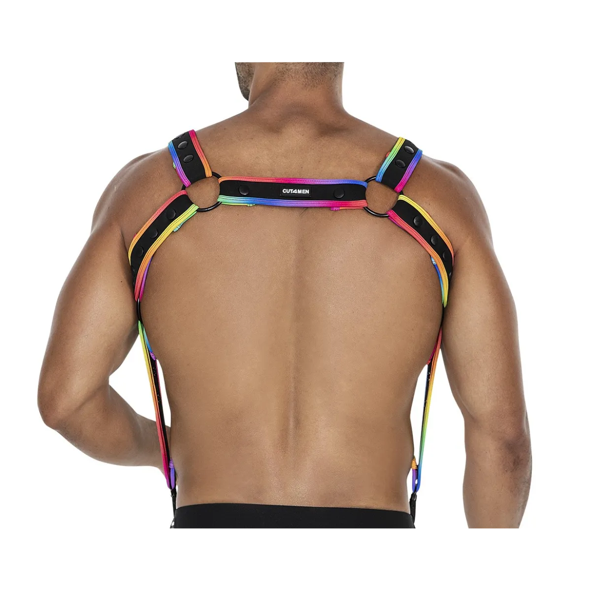 Mehrfarbiger Brust-Harness 05 von Cut4Men | Fesselliebe.de