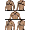 Schwarzer Brust-Harness 06 von Cut4Men