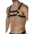 Schwarzer Brust-Harness 06 von Cut4Men