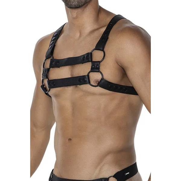 Schwarzer Brust-Harness 06 von Cut4Men | Fesselliebe.de