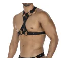Schwarzer Brust-Harness 06 von Cut4Men
