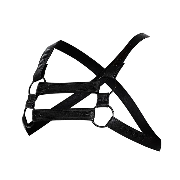 Schwarzer Brust-Harness 06 von Cut4Men | Fesselliebe.de