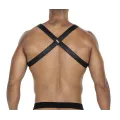 Schwarz/blauer Brust-Harness 06 von Cut4Men