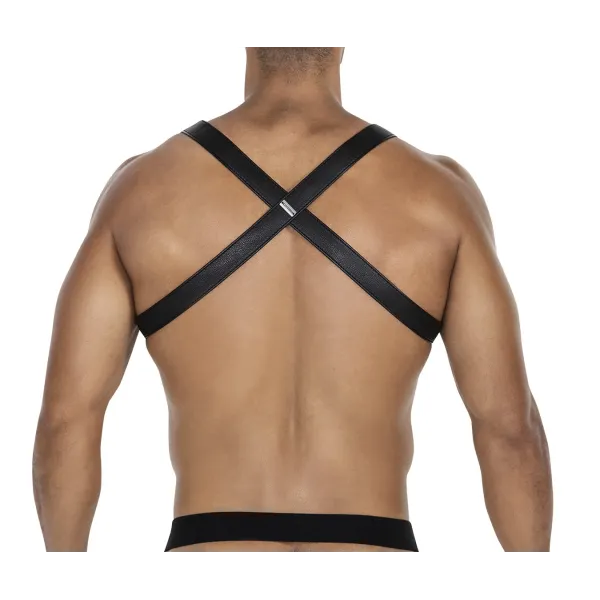 Schwarz/blauer Brust-Harness 06 von Cut4Men | Fesselliebe.de