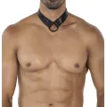 Schwarzer Body-Harness 08 von Cut4Men