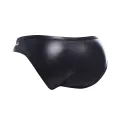 Schwarzer Wetlook Slip BL4CK01 von Cut4Men
