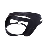 Schwarzer Wetlook Jockstrap BL4CK02 von Cut4Men | Fesselliebe.de