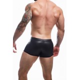Schwarzer Wetlook Boxer BL4CK03 von Cut4Men | Fesselliebe.de