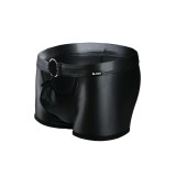 Schwarzer Wetlook Boxer BL4CK03 von Cut4Men | Fesselliebe.de