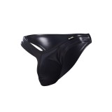 Schwarzer Wetlook Slip BL4CK04 von Cut4Men | Fesselliebe.de