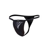 Schwarzer Wetlook Boost String BL4CK06 von Cut4Men | Fesselliebe.de