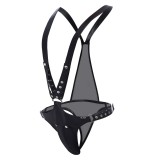 Schwarzer Dungeon Body-Harness BL4CK07 von Cut4Men | Fesselliebe.de