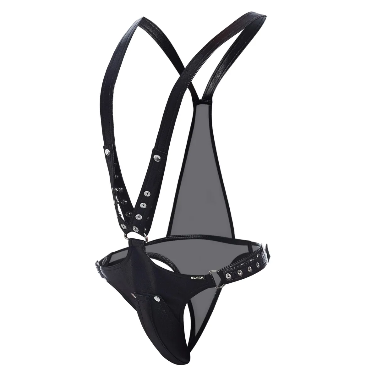 Schwarzer Dungeon Body-Harness BL4CK07 von Cut4Men | Fesselliebe.de