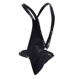 Schwarzer Dungeon Body-Harness BL4CK07 von Cut4Men | Fesselliebe.de