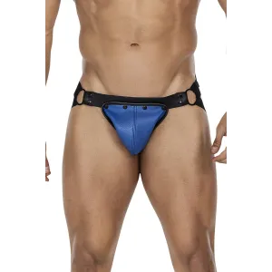 Blau/schwarzer Jock Snap von Cut4Men | Fesselliebe.de