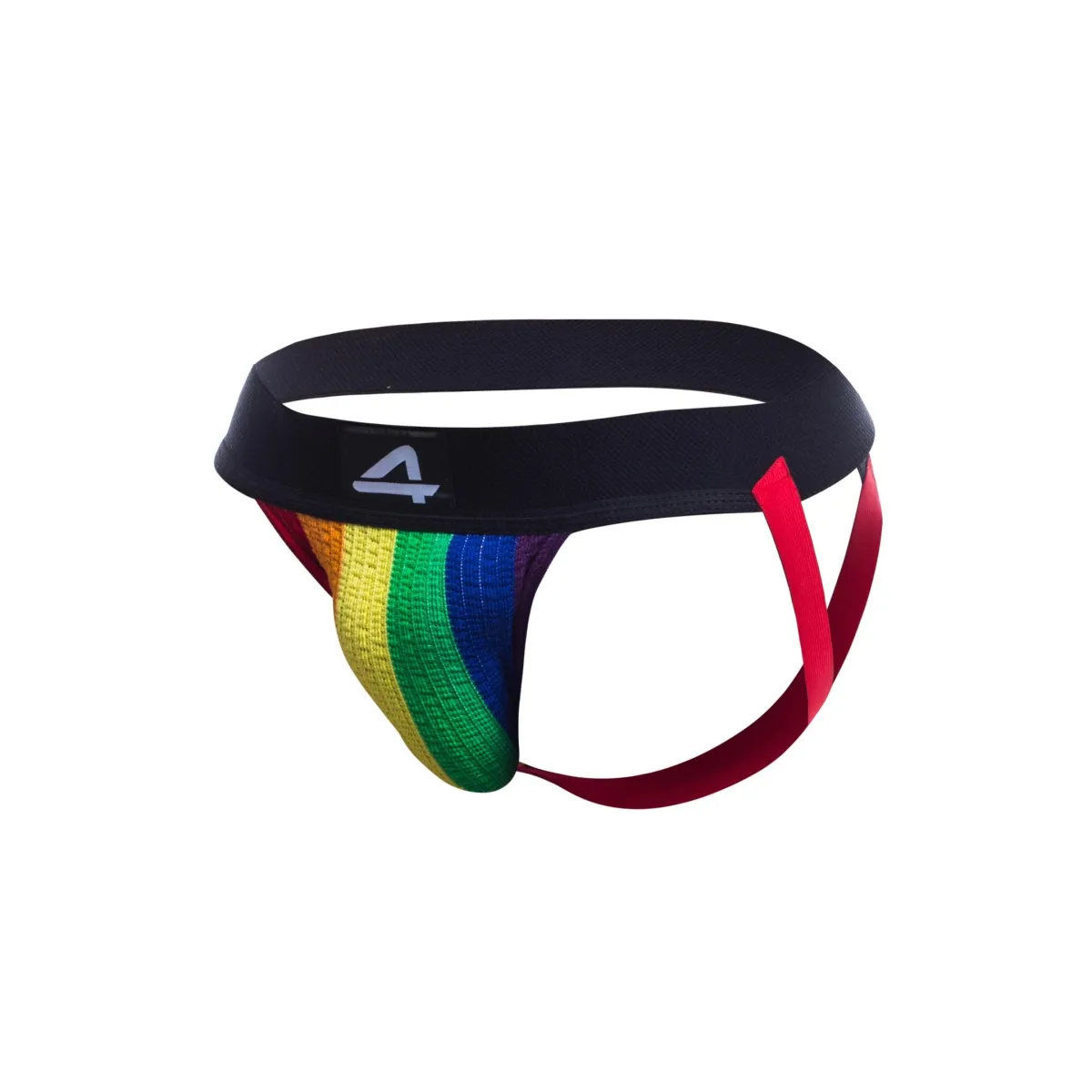 Bunter Stripe-Pride Jockstrap von Cut4Men | Fesselliebe.de