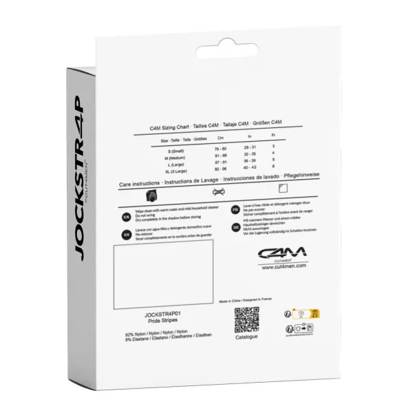 Bunter Stripe-Pride Jockstrap von Cut4Men | Fesselliebe.de