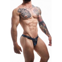 Schwarzer Wetlook Clip Tanga Brief EMER4LD von Cut4Men | Fesselliebe.de