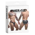 Schwarzer Wetlook Clip Tanga Brief EMER4LD von Cut4Men