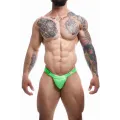 Grüner Wetlook Clip Tanga Brief EMER4LD von Cut4Men