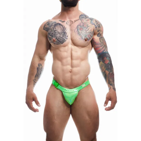 Grüner Wetlook Clip Tanga Brief EMER4LD von Cut4Men | Fesselliebe.de