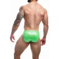 Grüner Wetlook Clip Tanga Brief EMER4LD von Cut4Men