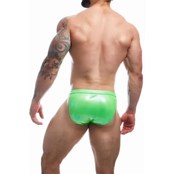 Grüner Wetlook Clip Tanga Brief EMER4LD von Cut4Men | Fesselliebe.de