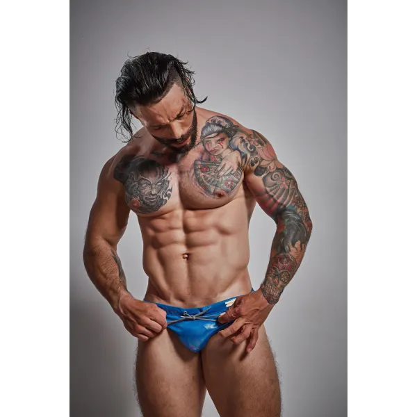 Blauer Badeslip EMER4LD von Cut4Men | Fesselliebe.de