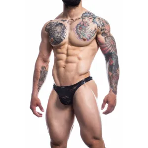 Schwarzer String Spitze L4CE03 von Cut4Men | Fesselliebe.de