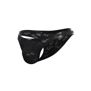 Schwarzer String Spitze L4CE03 von Cut4Men