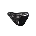 Schwarzer String Spitze L4CE03 von Cut4Men