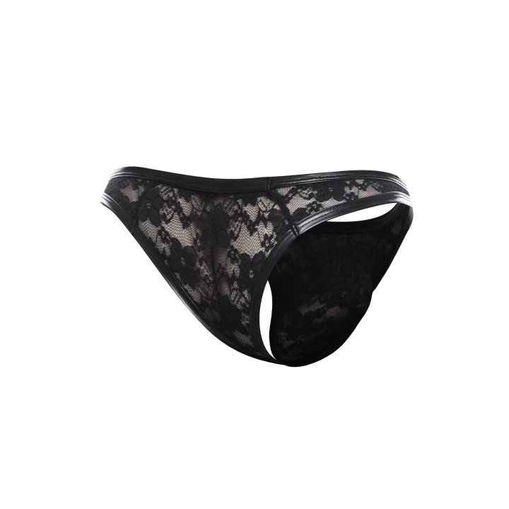 Schwarzer String Spitze L4CE03 von Cut4Men | Fesselliebe.de